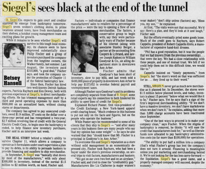 B. Siegel - 03 May 1982 Article (newer photo)